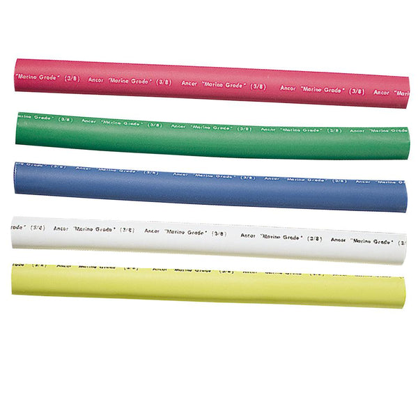 Ancor Adhesive Lined Heat Shrink Tubing - 5-Pack, 6", 12 to 8 AWG, Assorted Colors [304506] - Essenbay Marine