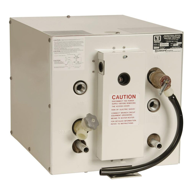 Whale Seaward 6 Gallon Hot Water Heater w/Front Heat Exchager - White Epoxy - 120V - 1500W [F600W] - Essenbay Marine