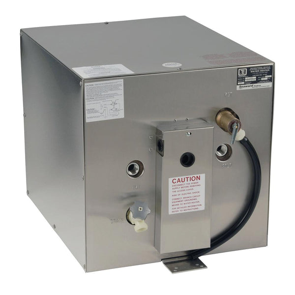 Whale Seaward 11 Gallon Hot Water Heater w/Rear Heat Exchanger - Stainless Steel - 120V - 1500W [S1200] - Essenbay Marine