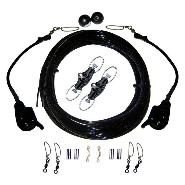 Rupp Single Rigging Kit W/Lok-Ups & Nok-Outs - 160' Black Mono [CA-0172-MO] - Essenbay Marine