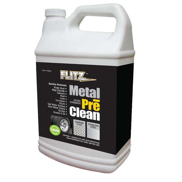 Flitz Metal Pre-Clean - All Metals Including Stainless Steel - Gallon Refill [AL 01710] - Essenbay Marine