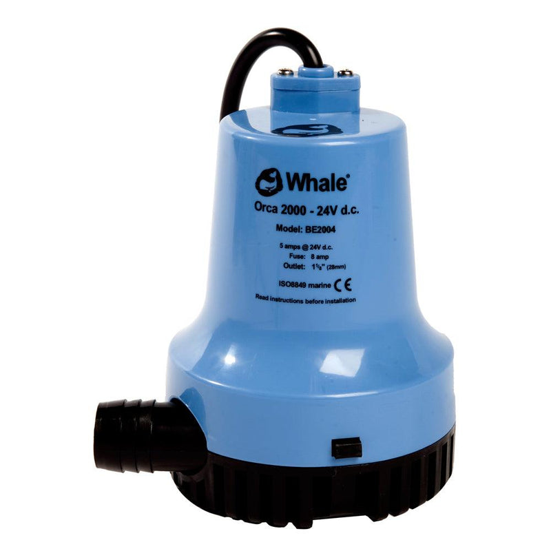 Whale Orca 2000 GPH Submersible Bilge Pump 12V [BE2002] - Essenbay Marine