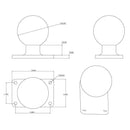 RAM Mount 2" x 3" Rectangle Base w/2.25" Ball [RAM-D-202U-23] - Essenbay Marine
