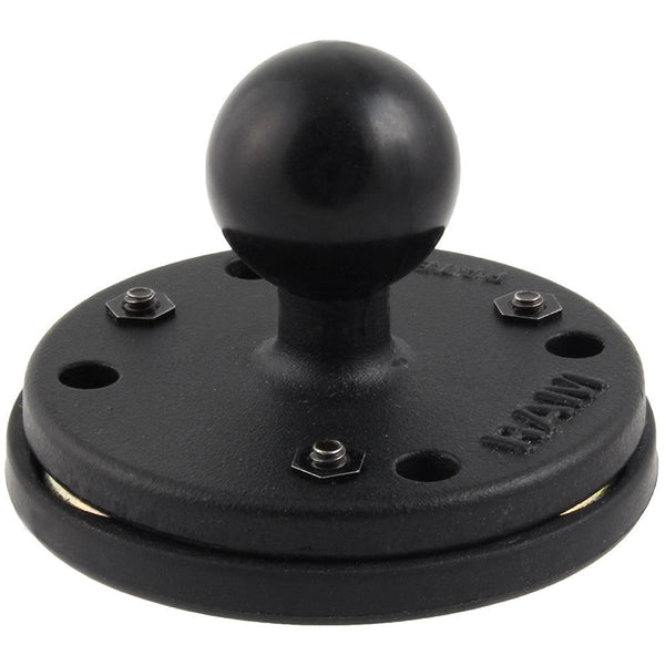 RAM Mount Triple Magnetic 2.5" Round Base w/1" Ball [RAM-B-202-339U] - Essenbay Marine