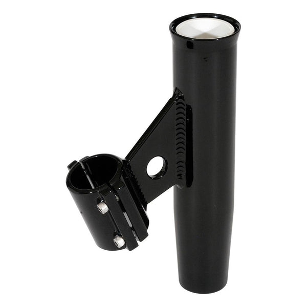 Lee's Clamp-On Rod Holder - Black Aluminum - Vertical Mount - Fits 1.050 O.D. Pipe [RA5001BK] - Essenbay Marine