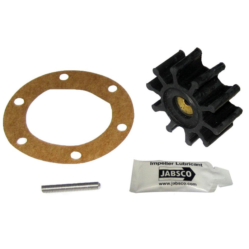 Jabsco Impeller Kit - 10 Blade - Neoprene - 2" Diameter x 7/8"W Pin Drive Insert [18673-0001-P] - Essenbay Marine