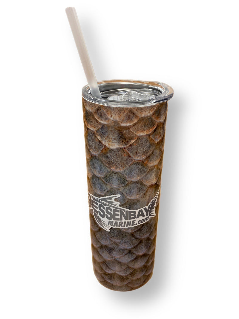 Essenbay Marine Insulated Drinking Cup w/ Straw - Grayscale - Essenbay Marine
