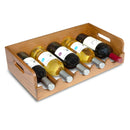 Whitecap Teak 5 Bottle Wine Stackable Caddy Part 60239 - Essenbay Marine