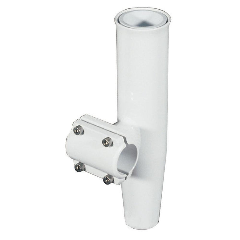 Lee's Clamp-On Rod Holder - White Aluminum - Horizontal Mount - Fits 1.660" O.D. Pipe [RA5203WH] - Essenbay Marine