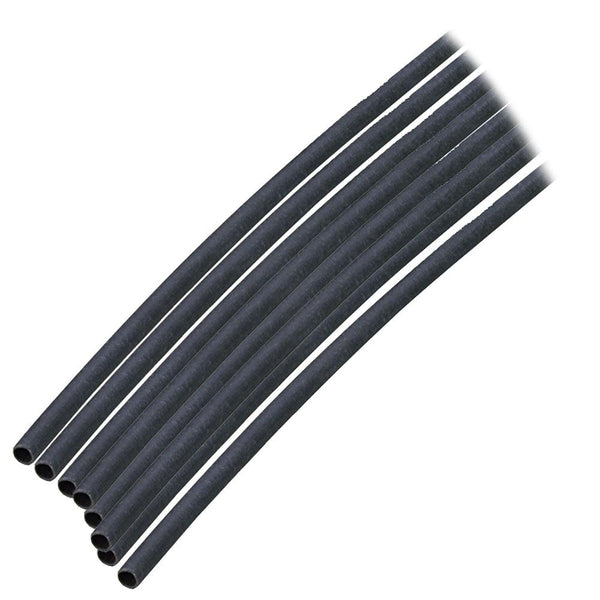 Ancor Adhesive Lined Heat Shrink Tubing (ALT) - 1/8" x 12" - 10-Pack - Black [301124] - Essenbay Marine