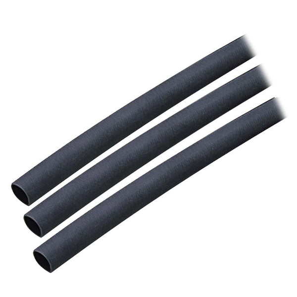 Ancor Adhesive Lined Heat Shrink Tubing (ALT) - 1/4" x 3" - 3-Pack - Black [303103] - Essenbay Marine