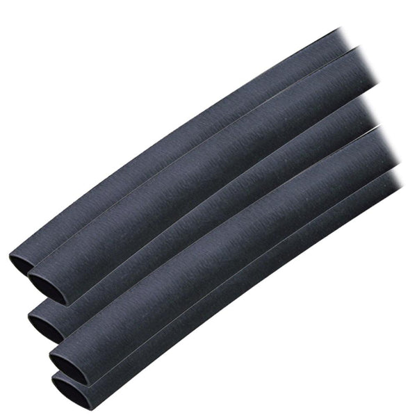Ancor Adhesive Lined Heat Shrink Tubing (ALT) - 3/8" x 6" - 5-Pack - Black [304106] - Essenbay Marine