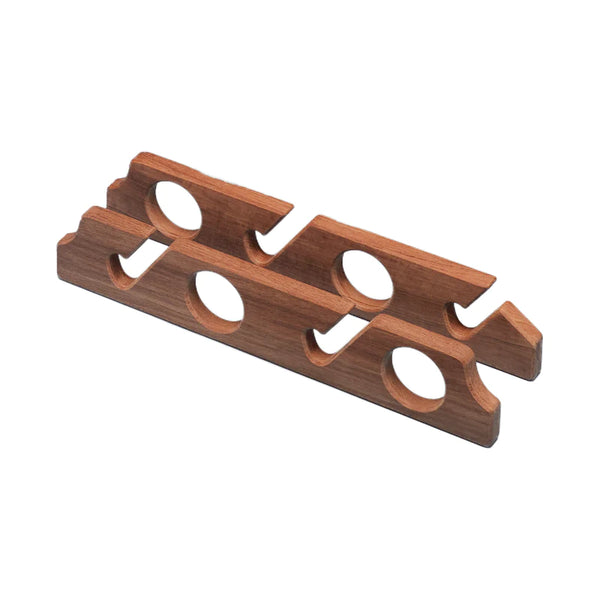 Whitecap Teak Four Rod Storage Rack Pair 60612 - Essenbay Marine