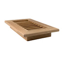 Whitecap Teak Air Conditioning Vent 9-3/4” W x 5-3/4” H x 1-1/2” Thick Part 60629 - Essenbay Marine