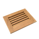 Whitecap Teak Louvered Insert 9-1/8” W x 7-1/2” H x 3/4” Thick Part 60712 - Essenbay Marine