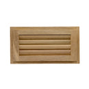 Whitecap Teak Louvered Insert 11-3/16” W x 6-3/8” H x 3/4” Thick Part 60714 - Essenbay Marine