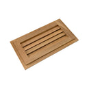 Whitecap Teak Louvered Insert 11-3/16” W x 6-3/8” H x 3/4” Thick Part 60714 - Essenbay Marine