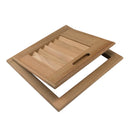 Whitecap Louvered Door & Frame Right Hand Opening 12" x 12" Part 60720 - Essenbay Marine