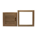 Whitecap Louvered Door & Frame Right Hand Opening 12" x 12" Part 60720 - Essenbay Marine