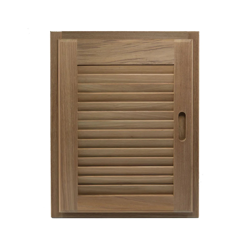 Whitecap Louvered Door & Frame Left Hand Opening 15" x 20" Part 60725 - Essenbay Marine