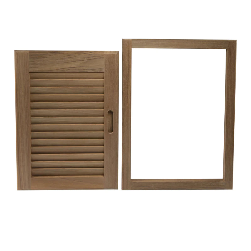 Whitecap Louvered Door & Frame Right Hand Opening 15" x 20" Part 60724 - Essenbay Marine