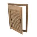 Whitecap Louvered Door & Frame Left Hand Opening 15" x 20" Part 60725 - Essenbay Marine