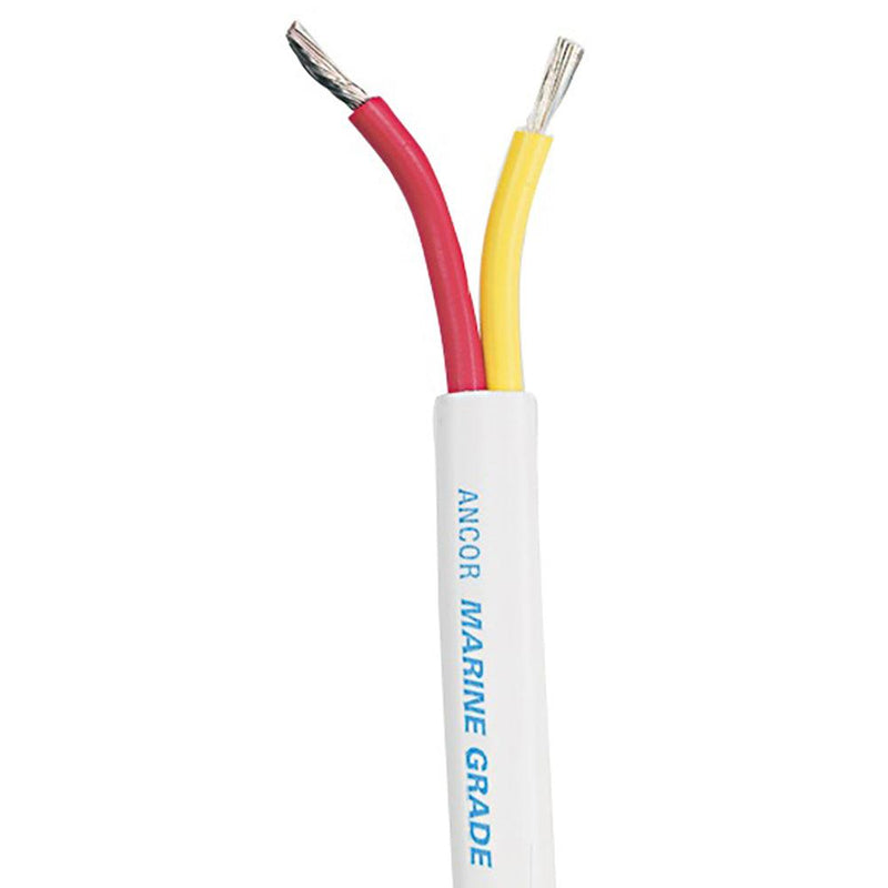 Ancor Safety Duplex Cable - 16/2 AWG - Red/Yellow - Flat - 250' [124725] - Essenbay Marine