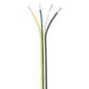 Ancor Ribbon Bonded Cable - 16/4 AWG - Brown/Green/White/Yellow - Flat - 100' [154510] - Essenbay Marine