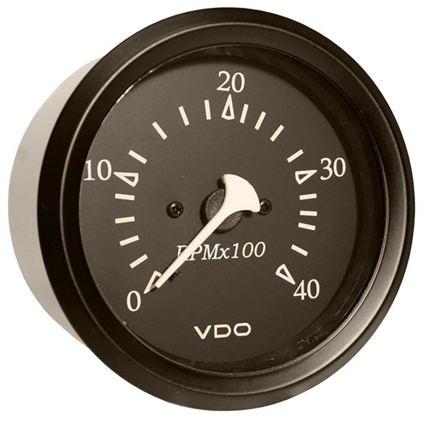 VDO Cockpit Marine 85mm (3-3/8") Diesel Tachometer - Black Dial/Bezel [333-11797] - Essenbay Marine