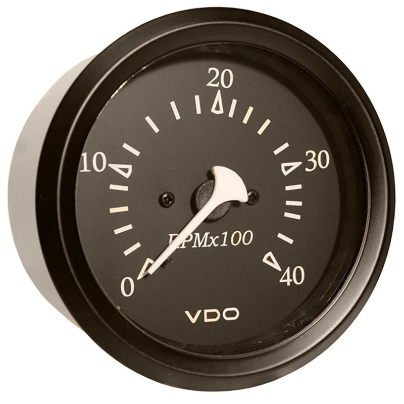 VDO Cockpit Marine 85mm (3-3/8") Diesel Tachometer - Black Dial/Bezel [333-11797] - Essenbay Marine