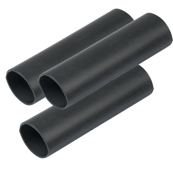 Ancor Heavy Wall Heat Shrink Tubing - 3/4" x 3" - 3-Pack - Black [326103] - Essenbay Marine