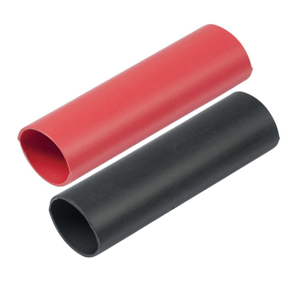 Ancor Heavy Wall Heat Shrink Tubing - 3/4" x 3" - 2-Pack - Black/Red [326202] - Essenbay Marine