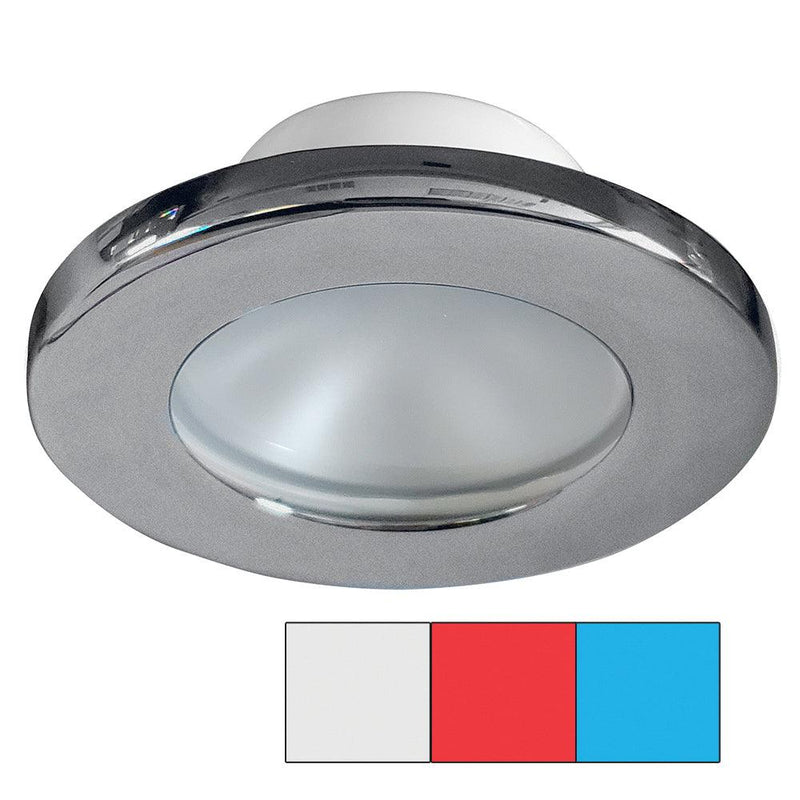 i2Systems Apeiron A3120 Screw Mount Light - Red, Cool White & Blue - Brushed Nickel Finish [A3120Z-41HAE] - Essenbay Marine