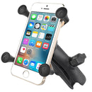 RAM Mount Universal X-Grip Cell Phone Cradle w/Double Socket Arm [RAP-HOL-UN7B-201U] - Essenbay Marine