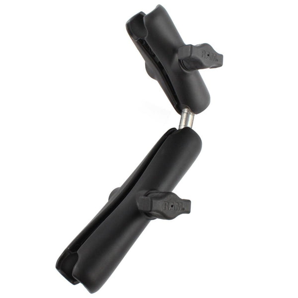 RAM Mount Standard Double Socket Arm, Long Double Socket Arm & Double Ball Adapter f/1" Balls [RAM-B-201-201U-C] - Essenbay Marine