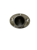 Marine Hardware 45 Degree  1" Round Base Rail Fitting SSFB66114 - Essenbay Marine