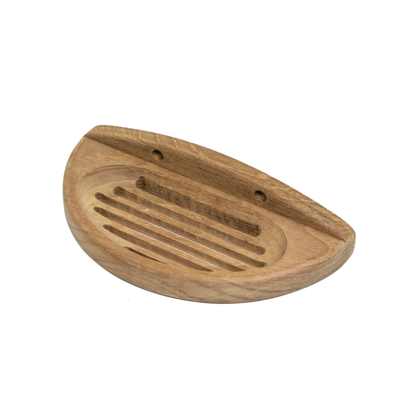 WhiteCap Teak Oval Soap Dish Part 62315 - Essenbay Marine