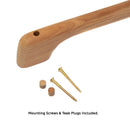 Whitecap Teak Long Towel Bar 23" W x 1" H x 2-1/2" D Part 62332 - Essenbay Marine