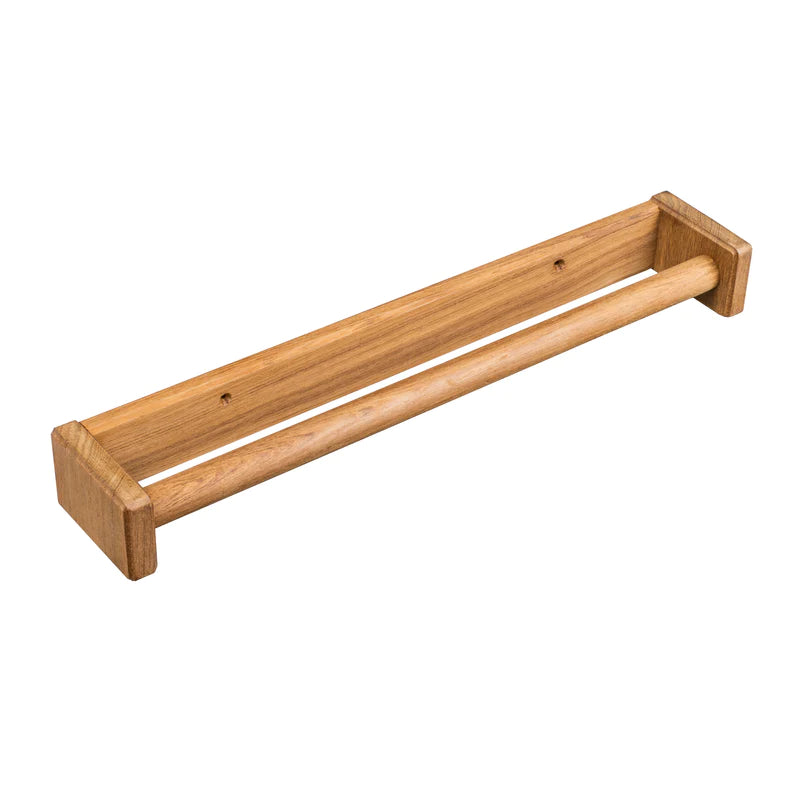 Whaite Car Teak Towel Rack 16" W x 1-7/8" H x 3" D Part 62334 - Essenbay Marine