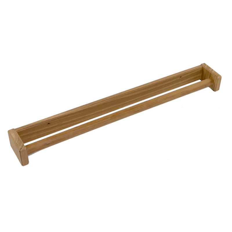 Whitecap Teak Long Towel Rack 22" W x 1-7/8" H x 3" D  Part 62336 - Essenbay Marine