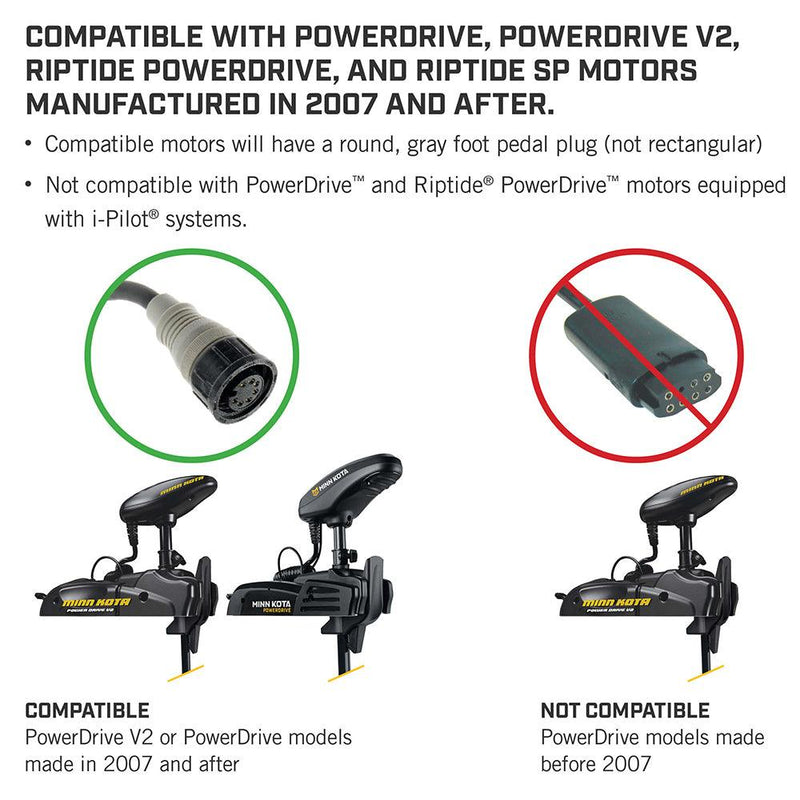 Minn Kota PowerDrive Foot Pedal - ACC Corded [1866070] - Essenbay Marine
