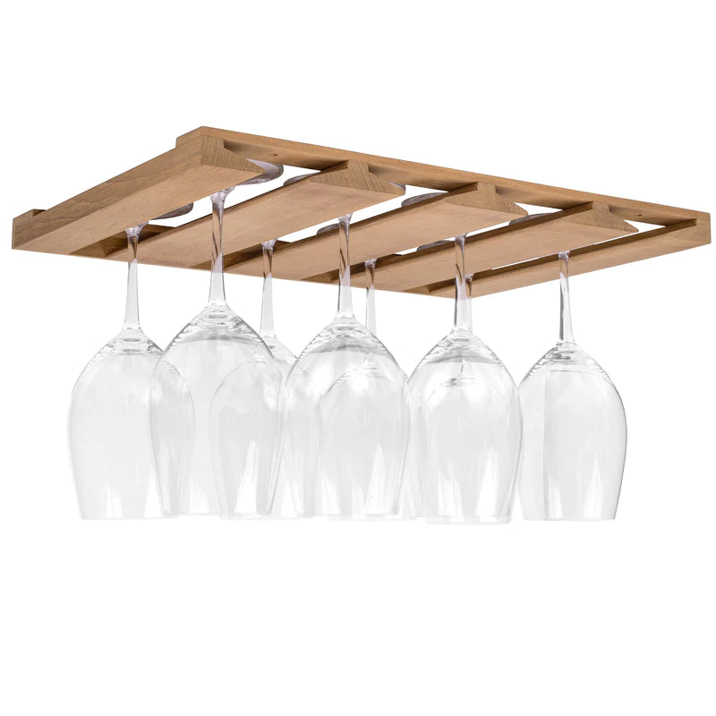 Whitecap Teak overhead Wine Glass Rack Part 62425 - Essenbay Marine