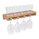 Whitecap Teak Wine Glass Rack With Shelf Part 62426 - Essenbay Marine