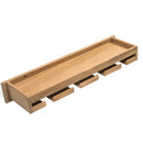 Whitecap Teak Wine Glass Rack With Shelf Part 62426 - Essenbay Marine
