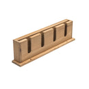 Whitecap Teak Wine Glass Rack With Shelf Part 62426 - Essenbay Marine