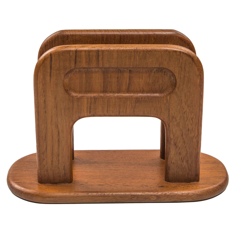 Whitecap Teak Traditional Napkin Holder Part 62432 - Essenbay Marine