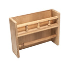 Whitecap Teak Spice Rack with Paper Towel Holder Part 62446 - Essenbay Marine