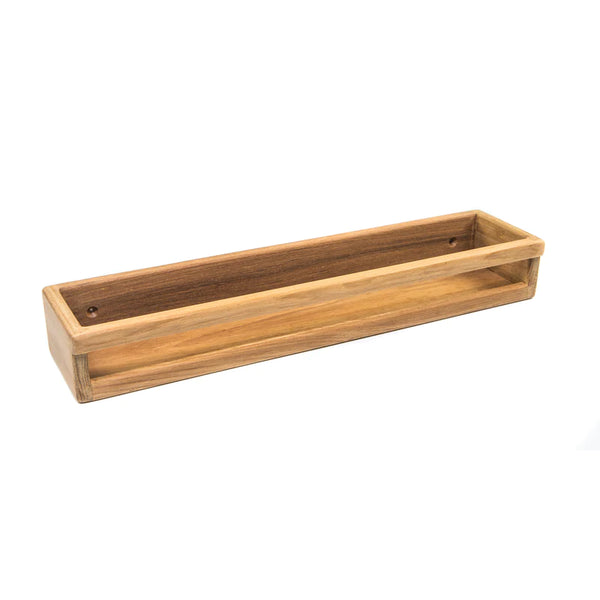 Whitecap Teak Shower Stow Away Utility Storage Rack / Shelf Part 62526 - Essenbay Marine