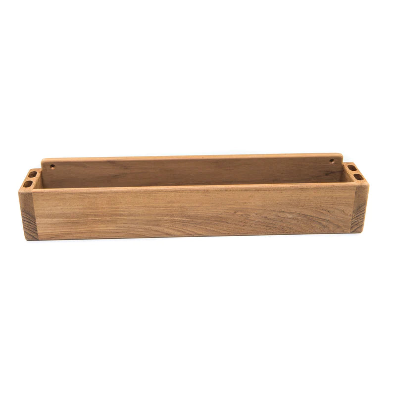 Whitecap Teak Navigation Desk Organizer Tray Part 62350 - Essenbay Marine