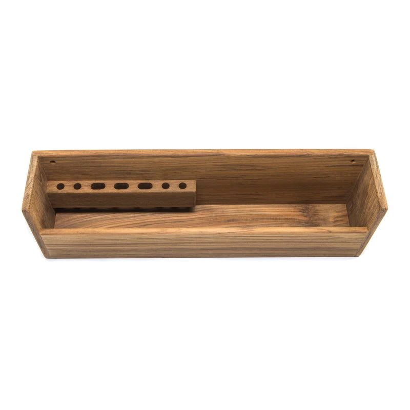 Whitecap Teak Navigation Desk Organizer Tray Part 62532 - Essenbay Marine